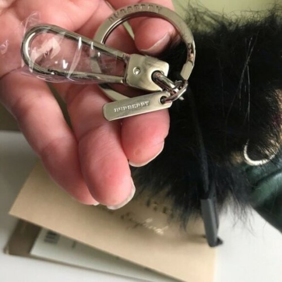 Burberry Thomas Bear π» Charm Biker Keychain Bag - Picture 6 of 8